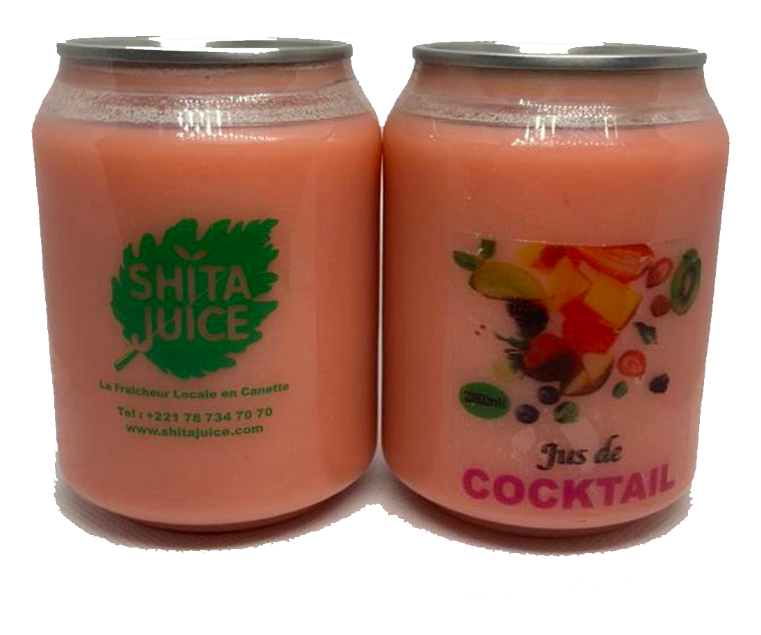Pack jusCocktail – 10 canettes 250ml 100% naturel, sans conservateur